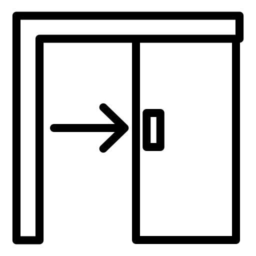 sliding door icon