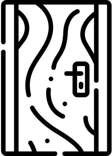 wooden door icon